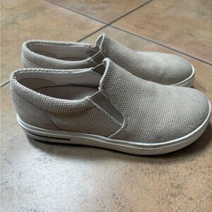 Birkenstock Women's Beige Slip-On Sneakers